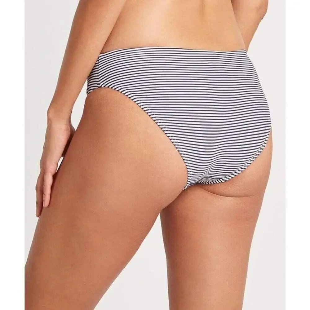 Sea Level Women's Stripe Bikini Bottoms in Night Sky Size 4US‎ MSRP $55